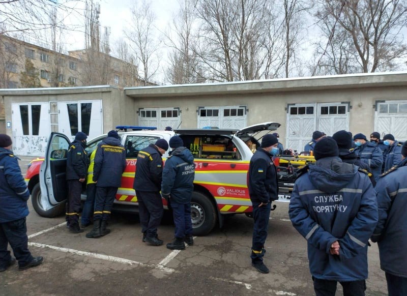 Тривають навчання із застосуванням інноваційного аварійно-рятувального обладнання Weber Rescue (м. Одеса)