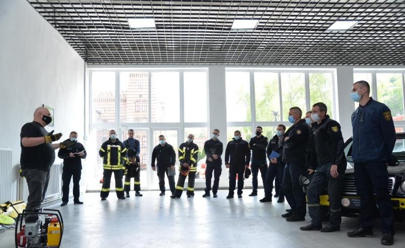У Львівському державному університеті безпеки життєдіяльності проведено заняття з безпечного та належного використання пневматичного та гідравлічного аварійно-рятувального обладнання ТМ WEBER RESCUE